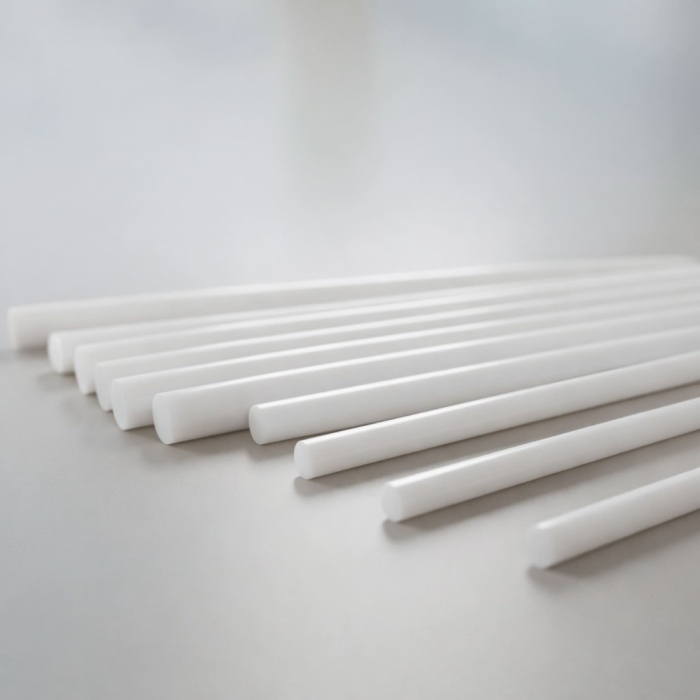 Фторопласт стержень 12х300 (белый) - 0